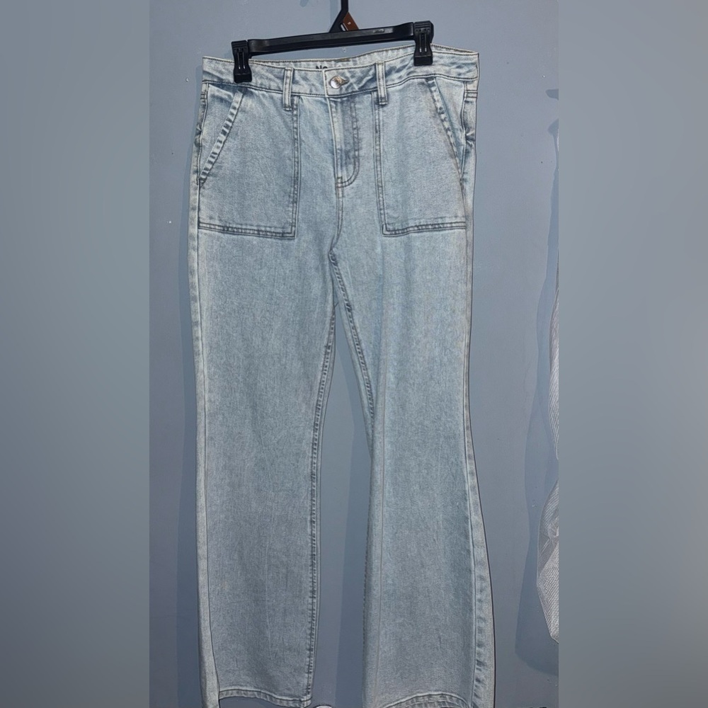 No Boundaries Light Blue Flare Jeans